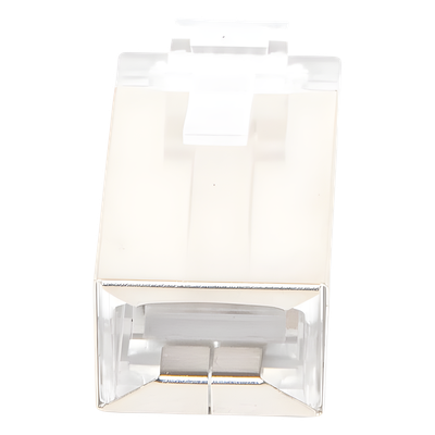 Conector RJ45 / Blindado / Categoría 5E / Chapado en Oro 30µ / Sin Pin a Tierra / T568A/T568B
