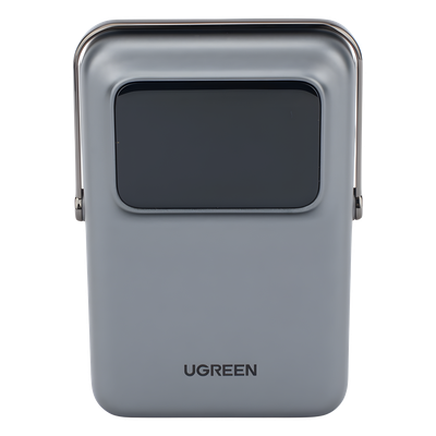 Power Bank Inalámbrico / 10000 mAh / Carga Inalámbrica 7.5W / USB-C 20W / Pantalla TFT con Emojis / Soporte Plegable / Succión Magnética 10N