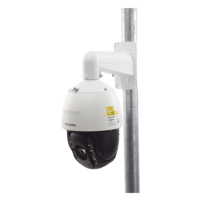 Domo PTZ IP / 8 Megapixel / Zoom Óptico 25X / IR 200 m (656.2 ft) / AcuSense / Alerta Audible y Luz Estroboscópica / IP66 / IK10 / Hi-PoE