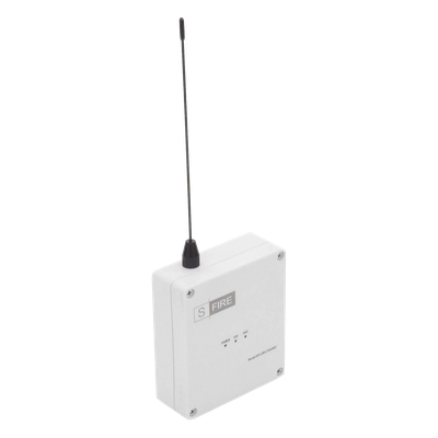 Transmisor Inalámbrico / 2 Contactos Secos NA / Alcance 2500 m (8202.1 ft) / 433.92 MHz / Antena 190 mm / -20°C a +80°C