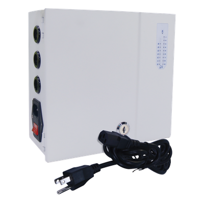 Fuente de Poder / Entrada 100-240 Vca / Salida 24 Vca / 20 A / 16 Canales / 36 W / Rango -25°C a 40°C / 8.5 x 7.95 x 3.86 in