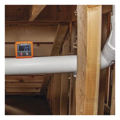 Inclinómetro y Nivel Digital / Pantalla Giratoria / Rango 0-90° y 0-180° / Precisión 0.1° / IP42 / Base Magnética