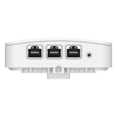 Punto de Acceso Wi-Fi 6 / Diseño para Pared / 3 Puertos Gigabit / PoE Passthrough / Doble Banda 2.4 y 5 GHz / Hasta 2.5 Gbps / Radio IoT Integrado
