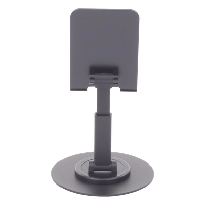 Soporte para Dispositivo Móvil / Rotación 360° / Altura Ajustable 17-20 cm (6.7-7.9 in) / Ángulo 0-130° / Plegable 4.32 cm (1.7 in) / Aluminio