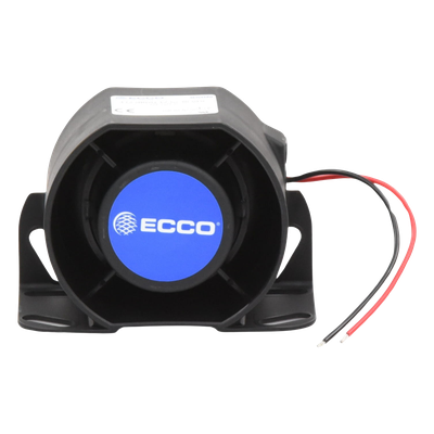 Alarma de Reversa Vehicular / 112 dB(A) / 12-36 VDC / Carcasa de Acero / Sellado Epoxi / 5.7" de Ancho