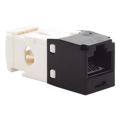 Jack RJ45 / Cat 6 / Mini-Com TG / Sin herramienta de impacto / 8P8C / Negro