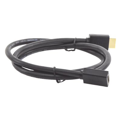 Cable Extensor HDMI / 1 m (3.28 ft) / 4K@60Hz / 3D / HDR / Macho a Hembra / Cobre Estañado / Transmisión Estable