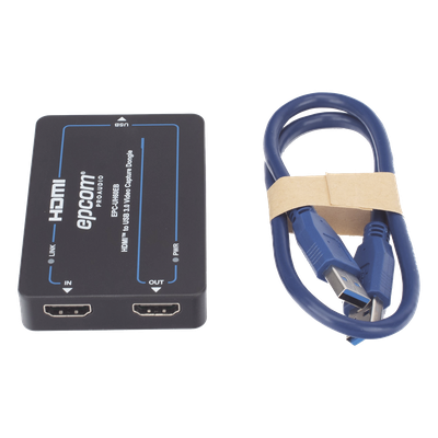 Adaptador de Captura de Video / HDMI 4K60 4:4:4 / USB 3.0 1080p60 / HDCP 2.2 / 18 Gbps / Plug and Play / Multiplataforma