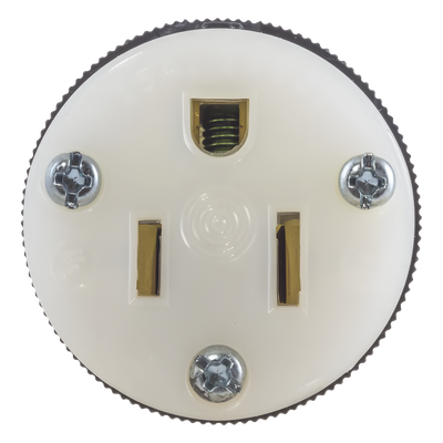 Conector Entrada Recta / 15A / 125V / 2 Polos 3 Hilos / NEMA 5-15R / Grado Industrial-Comercial