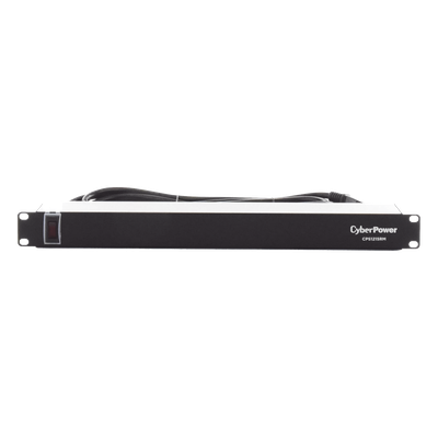 PDU Básico Rack / 10 Salidas NEMA 5-15R / 15 Amp / 120 Vca / 1U / Cable 4.5 m (14.8 ft)