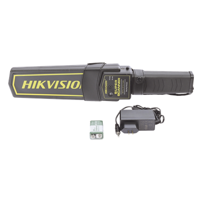 Detector de Metales Portátil / Sensibilidad Ajustable / Alarma Audible y Vibración / Resistente a Caídas 90 cm (2.95 ft) / Batería 9V Incluida