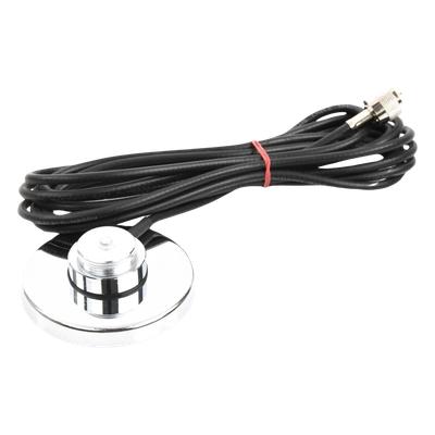 Montaje Magnético para Antena / NMO 3/4" / Cable RG58U 3.5 m (11.5 ft) / Conector UHF Macho PL259 / 50Ω / Exterior