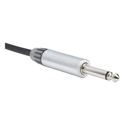 Cable de Audio / Conectores 1/4 in Mono / Triple Blindaje / Cobre Puro / 3 m (9.8 ft) / Carcasa Cromada