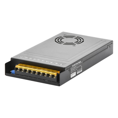 Fuente de Alimentación Industrial DIN RAIL / 12 Vcc / 30 A / Entrada Universal 100-240 V / -20°C a 60°C / 212x115x30 mm