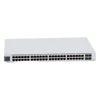 Switch PoE / 48 Puertos Gigabit / 32 Puertos PoE+ / 4 SFP 1G / 195W / 104 Gbps / 1U Rack / 1.43 x 11.22 x 17.41 pulgadas