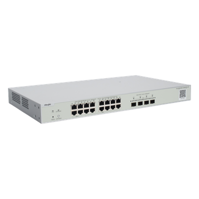 Switch Multi-Gigabit PoE++ / 16 Puertos 2.5G / 4 Puertos SFP+ 10G / 370W / Capa 2 / 160 Gbps / 1U Rack