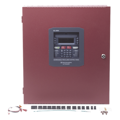 Panel de Control de Alarma Contra Incendios Direccionable / 198 Puntos / 1 Lazo SLC / Comunicador Dual IP/POTS / 4 Circuitos NAC / Alcance 3,000 m (10,000 ft)