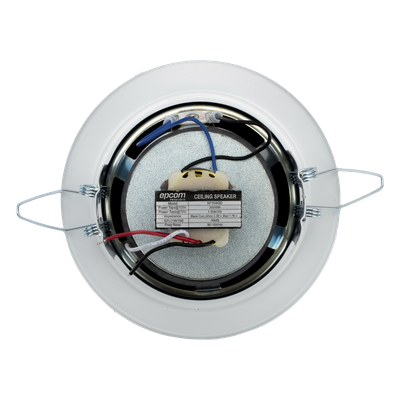 Altavoz de Techo / 4" / 3-6W @ 100V / 70V/100V / Frente Metálico / Resistente a Humedad