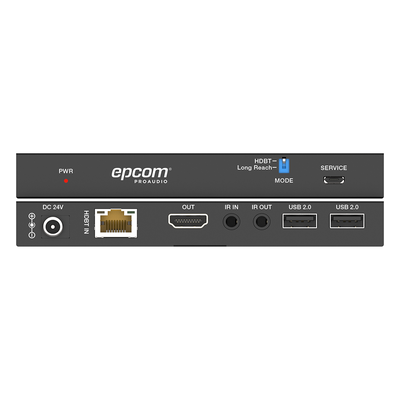 Extensor HDMI con KVM / 4K@60Hz 4:4:4 / 150m (492 pies) en 1080p / 120m (394 pies) en 4K / HDBaseT / USB 2.0 / IR Bidireccional / POC / EDID