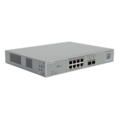 Switch Multi-Gigabit PoE++ / 8 Puertos 2.5G / 2 SFP+ / 370W / Capa 3 / 80 Gbps / Cloud Administrable
