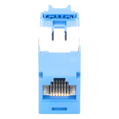 Conector Jack RJ45 / Cat 6A / Mini-Com TG / Sin Herramienta Impacto / 10GBase-T / 150m (492 pies) / Azul