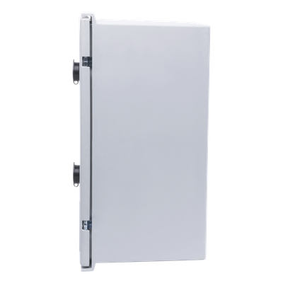 Gabinete de Poliéster / IP65 / 300 x 400 x 200 mm / Carga 30 kg / Placa Trasera Incluida / Cerradura con Llave