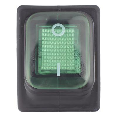 Interruptor Industrial / LED Verde / IP65 / NO-COM-NC / -40°C a 125°C / 30A / 38 x 28 x 29.5 mm