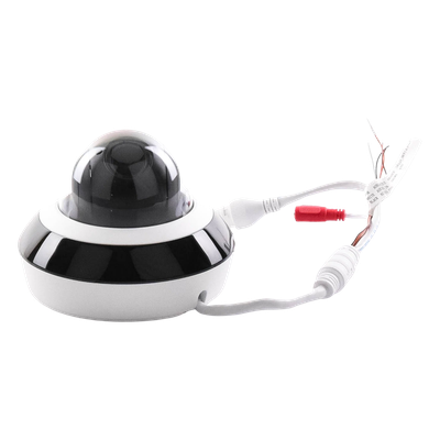 Mini Domo PTZ IP / 4 Megapixel / Zoom Óptico 4X / IR EXIR 20 m (65.6 ft) / WDR 120 dB / PoE / IP66 / IK10