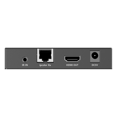 Receptor HDMI IP / 4K UHD @60Hz / 18 Gbps / Cat 6/6a/7 hasta 120 m (393.7 ft) / HDCP 2.2 / IR 20-60 kHz