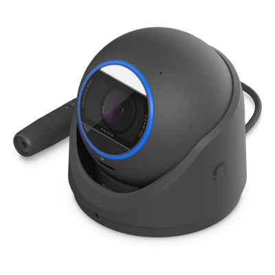 Cámara IP Turret / 4K 8MP / Zoom Óptico 2.36× / IR 40 m (131 ft) / PoE+ / IP66 IK04 / Audio Bidireccional