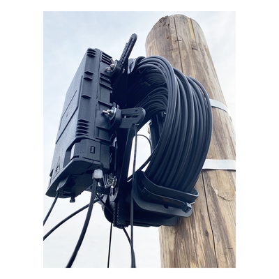 Bracket de Montaje / Bastidor en X / 4 Puntos de Fijación / Compatible 90% Cajas de Empalme / Plástico UV / 2 Piezas