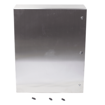Gabinete de Acero Inoxidable IP66 / IK10 / 800x1000x300 mm / 31.5x39.4x11.8 in / Capacidad 100 kg / Uso en Intemperie