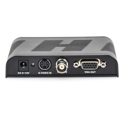 Convertidor de Video / S-Video, BNC y VGA a VGA / Resolución 1920x1200 / 6 Modos HD / Ajuste de Imagen / Fuente 5V 1A Incluida