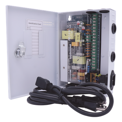 Fuente de Alimentación Profesional / 9 Canales / 16 A Total / 1.8 A por Canal / Voltaje Ajustable 11-15 VCC / 200 W / Operación -20°C a 70°C