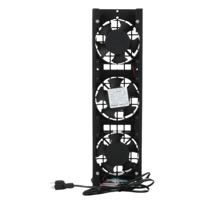 Kit de Ventiladores para Gabinete de Piso / 110 Vca / 12 x 12 cm / 1.56 ft Cable / Acero Calibre 18