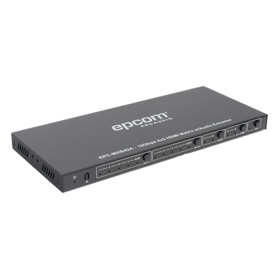 Matriz HDMI / 4 Entradas x 2 Salidas / 4K2K@60Hz / HDR / YCbCr 4:4:4 / HDCP 2.2 / 18 Gbps / Extractor de Audio / Downscaling 4K a 1080p