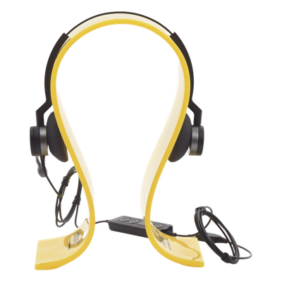Auriculares USB / Diadema Binaural / Cancelación de Ruido / PeakStop 118 dB / Brazo FreeSpin 360° / Cable Reforzado