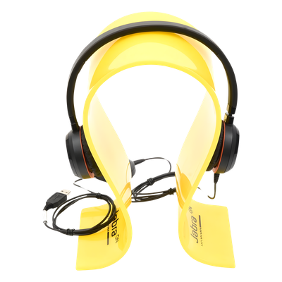 Auricular Profesional UC / Conectividad Dual USB y 3.5 mm / Micrófono con Cancelación de Ruido / Controlador en Cable con LED / Plug and Play