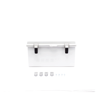 Gabinete de Protección IP / ABS Intemperie / IP66 / 300 x 300 x 180 mm / Cierre Inoxidable / Opción Candado 5 mm