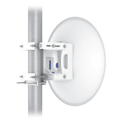 Antena Direccional Tipo Plato / 30 dBi / 5150-6875 MHz / Doble Polarización / Resistencia Viento 200 km/h (124 mph) / Ajuste Elevación ±15°