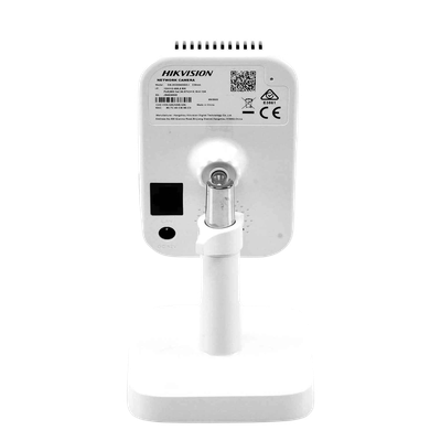 Cámara Cubo IP / 4 Megapixel / Lente 2.8 mm / IR EXIR 10 m (32.8 ft) / Sensor PIR 8 m (26.2 ft) / WDR 120 dB / PoE / Audio Bidireccional