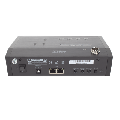 Micrófono de Voceo / 4 Zonas / Comunicación 1 km (3280.8 ft) / Conexión RJ45 / Medidor de Nivel 10 Segmentos / Alimentación 24V DC