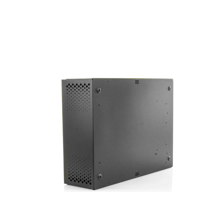 Gabinete Metálico para DVR/NVR / Acero Calibre 20 / 525x180x677 mm / Chapa con Llave / Compatible Ventilador 120 mm / Fijación Mesa o Escritorio