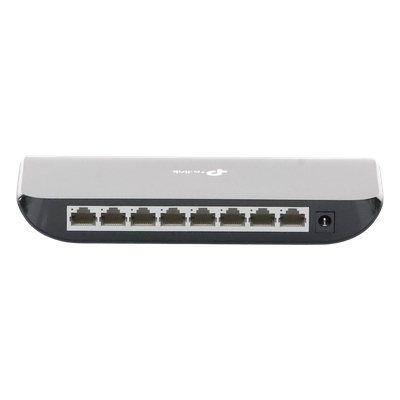 Switch de escritorio / 8 puertos RJ45 / Gigabit 10/100/1000 Mbps / Green Ethernet / Montaje pared o sobremesa