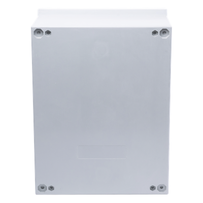 Gabinete de Poliéster / IP65 / 300 x 400 x 200 mm / Carga 30 kg / Placa Trasera Incluida / Cerradura con Llave
