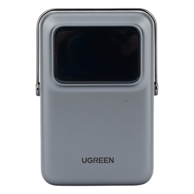 Power Bank Inalámbrico / 10000 mAh / Carga Inalámbrica 7.5W / USB-C 20W / Pantalla TFT con Emojis / Soporte Plegable / Succión Magnética 10N