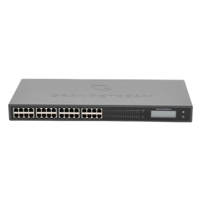 Adaptador VoIP / 32 FXS / 2x Telco 50-pin / Gigabit Ethernet / 1U Rack / 17.3 x 7.3 x 1.7 in