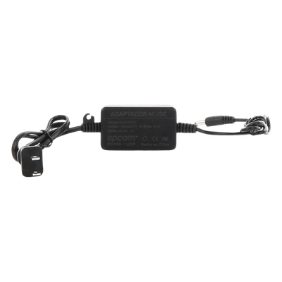 Adaptador de Pared / 12 VCC 1 A / Entrada Universal 100-240 VCA / Cable 0.5 m Doble Extremo / NEMA 1-15 / Operación 0°C a 40°C