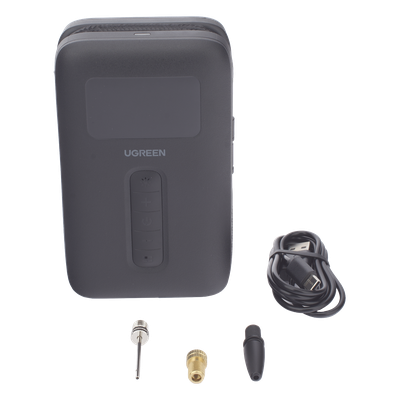 Inflador de Neumáticos Portátil / 150 PSI / Flujo 15 L/min / Batería 5000 mAh / Luz LED de Emergencia