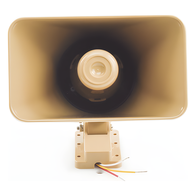 Sirena Electrónica Autónoma / 110 dB / Dos Tonos / 30 W / 6 a 12 V CD / Interior y Exterior